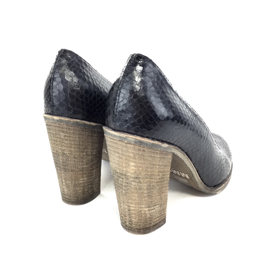 MM6 Maison Margiela Black Snakeskin Pumps - Picture 10 of 12
